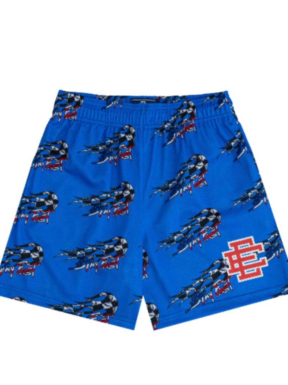 Eric Emanuel Matty Boy Shorts Mens Large Blue Red Basic Core Active Active NEW
